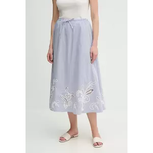 Tommy Hilfiger fustă din bumbac imagine