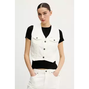 Guess Jeans vestă din denim imagine