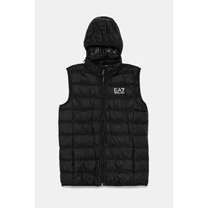 EA7 Emporio Armani vestă de puf pentru copii imagine