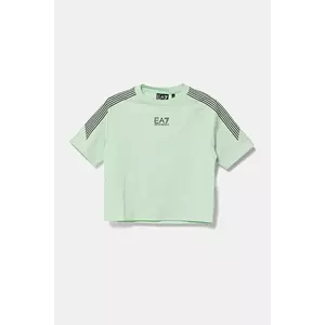 EA7 Emporio Armani tricou de bumbac pentru copii imagine
