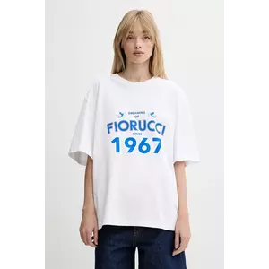 Fiorucci tricou din bumbac White Dreaming 1967 Print Boxy Fit T-Shirt imagine