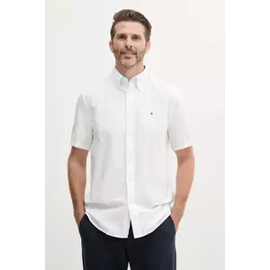 Tommy Hilfiger cămașă din amestec de in imagine