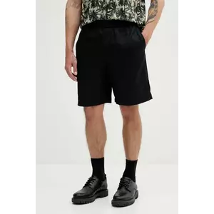 Armani Exchange pantaloni scurți din amestec de in imagine