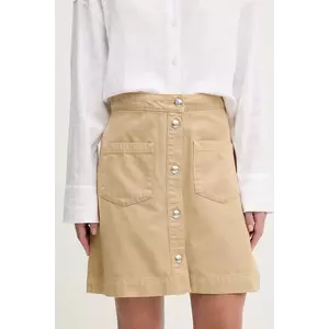 HUGO fustă din bumbac imagine