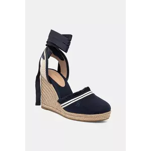 Tommy Hilfiger espadrile FRINGE CANVAS HIGH WEDGE imagine