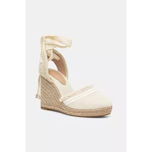Tommy Hilfiger espadrile FRINGE CANVAS HIGH WEDGE imagine