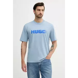 HUGO Blue tricou din bumbac Nalax imagine