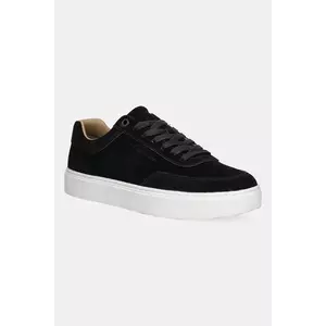 Calvin Klein sneakers din piele întoarsă CLEAN CUP LOW LACEUP OXF SU imagine