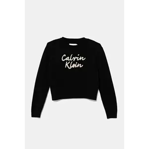 Calvin Klein Jeans pulover de bumbac pentru copii imagine