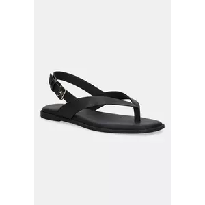 Tommy Hilfiger sandale de piele COLOR BLOCK THONG FLAT SANDAL imagine