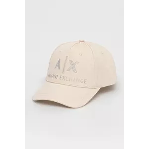Armani Exchange șapcă de baseball din bumbac imagine
