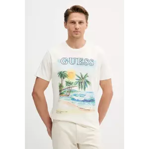 Guess tricou din bumbac imagine