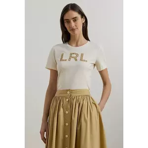 Lauren Ralph Lauren tricou din bumbac imagine