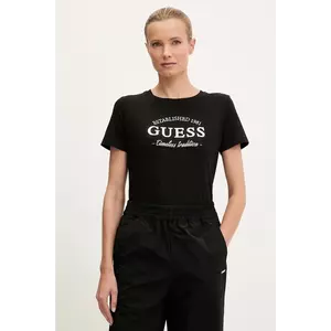 Guess tricou din bumbac NINA imagine