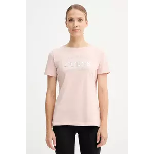 Guess tricou din bumbac NINA imagine