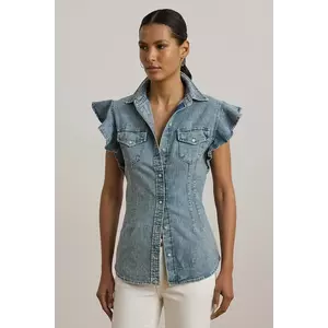 Lauren Ralph Lauren cămașă jeans imagine