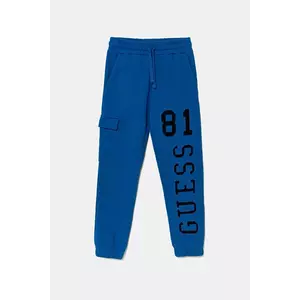 Guess pantaloni de trening din bumbac pentru copii imagine