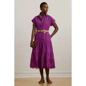 Lauren Ralph Lauren rochie din bumbac imagine