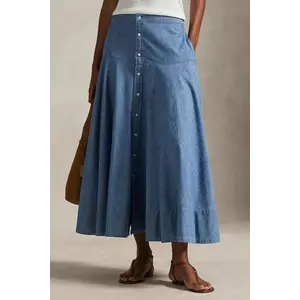 Polo Ralph Lauren fustă din bumbac imagine
