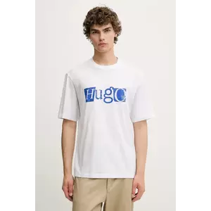 HUGO Blue tricou din bumbac Nugix imagine