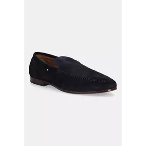 Tommy Hilfiger mocasini din piele întoarsă TH FLEXIBLE SUEDE LOAFER imagine