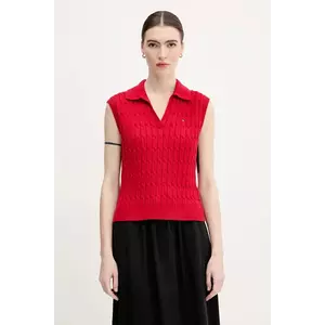Tommy Hilfiger vestă din bumbac imagine