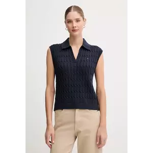 Tommy Hilfiger vestă din bumbac imagine