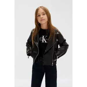 Pinko geacă biker de piele imagine