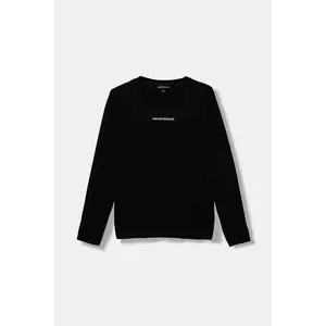 Emporio Armani longsleeve din bumbac pentru copii imagine