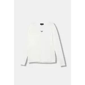 Emporio Armani longsleeve din bumbac pentru copii imagine
