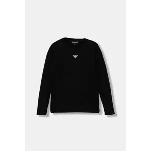 Emporio Armani longsleeve din bumbac pentru copii imagine