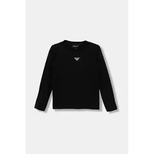 Emporio Armani longsleeve din bumbac pentru copii imagine