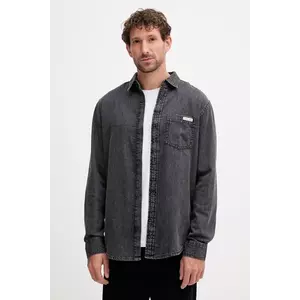 Calvin Klein din denim cămașă din bumbac imagine