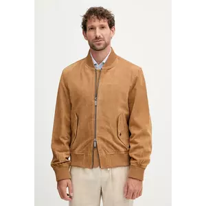 Tommy Hilfiger geacă bomber din piele întoarsă imagine