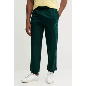 EA7 Emporio Armani pantaloni de trening din bumbac imagine