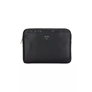 Guess husă laptop Sleeve 14" Grained Zipper Pocket Triangle Logo imagine