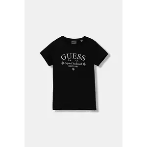 Guess tricou de bumbac pentru copii imagine