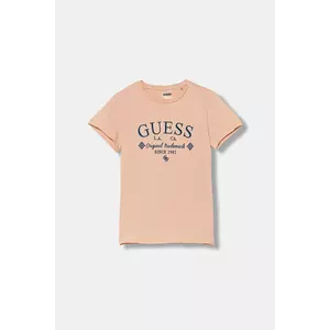 Guess tricou de bumbac pentru copii imagine