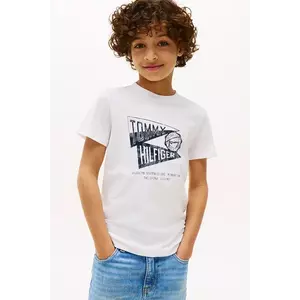 Tommy Hilfiger tricou de bumbac pentru copii imagine