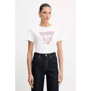 Guess tricou din bumbac imagine