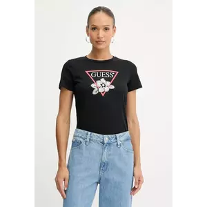 Guess tricou din bumbac imagine