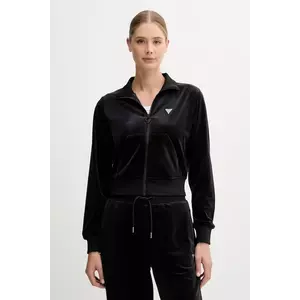 Guess bluză din velur COUTURE imagine