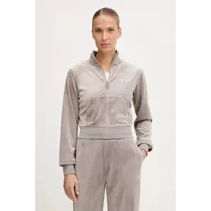 Guess bluză din velur COUTURE imagine