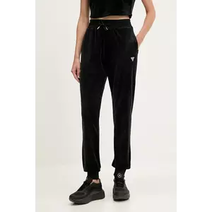 Guess pantaloni de trening din velur COUTURE imagine