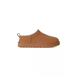 UGG papuci din piele întoarsă Classic Micro imagine