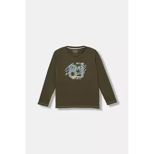Guess longsleeve din bumbac pentru copii imagine