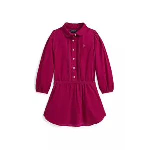 Polo Ralph Lauren rochie din bumbac pentru copii imagine