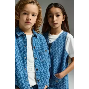 Emporio Armani cămașă din denim pentru copii imagine