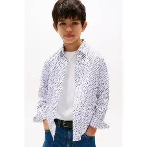 Tommy Hilfiger cămașă de bumbac pentru copii imagine