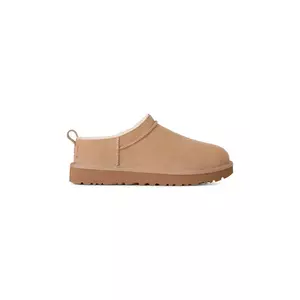 UGG papuci din piele întoarsă Classic Micro imagine